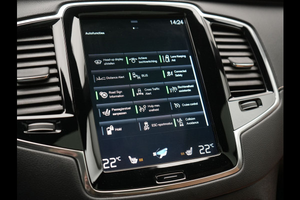 Volvo XC90 T8 Twin Engine AWD Inscription 7 Persoons PHEV 394pk Dealer O.H. | Panodak | Adaptive Cruise | Luxe Lederen Sportstoelen Memory & Verwarmd | 360 Camera | Head Up | Harman Kardon | Apple Carplay | Blis | Virtual | Navigatie | 21"L.M | Plug In Hybrid