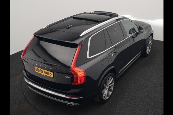 Volvo XC90 T8 Twin Engine AWD Inscription 7 Persoons PHEV 394pk Dealer O.H. | Panodak | Adaptive Cruise | Luxe Lederen Sportstoelen Memory & Verwarmd | 360 Camera | Head Up | Harman Kardon | Apple Carplay | Blis | Virtual | Navigatie | 21"L.M | Plug In Hybrid