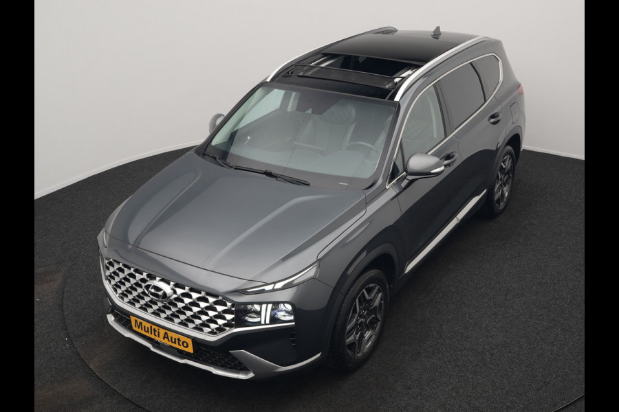 Hyundai Santa Fe 1.6 T-GDI Comfort Smart Sky PHEV 266pk Dealer O.H. | Trekhaak Afn. | Panodak | Adaptive Cruise | Camera | Krell Audio | Lederen Sportstoelen Verwarmd | Apple Carplay | Keyless | Blis | Stuur Verwarmd | Navigatie | DAB | Plug In Hybrid