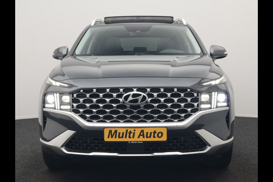 Hyundai Santa Fe 1.6 T-GDI Comfort Smart Sky PHEV 266pk Dealer O.H. | Trekhaak Afn. | Panodak | Adaptive Cruise | Camera | Krell Audio | Lederen Sportstoelen Verwarmd | Apple Carplay | Keyless | Blis | Stuur Verwarmd | Navigatie | DAB | Plug In Hybrid