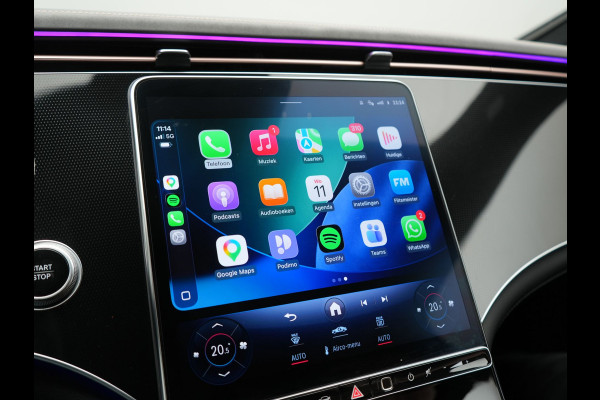 Mercedes-Benz EQE 350 Advantage 100 kWh 292pk Dealer O.H. | Adaptive Cruise | Luchtvering | Burmester Audio | Digital Light | 360 Camera | Lederen Sportstoelen Memory & Verwarmd | Sfeerverlichting | Keyless | Apple Carplay | Virtual | Navigatie |