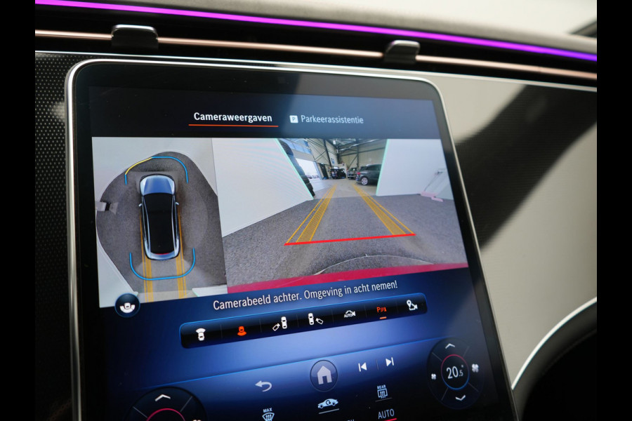 Mercedes-Benz EQE 350 Advantage 100 kWh 292pk Dealer O.H. | Adaptive Cruise | Luchtvering | Burmester Audio | Digital Light | 360 Camera | Lederen Sportstoelen Memory & Verwarmd | Sfeerverlichting | Keyless | Apple Carplay | Virtual | Navigatie |