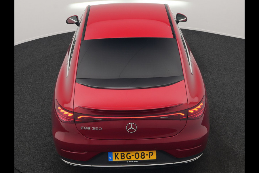 Mercedes-Benz EQE 350 Advantage 100 kWh 292pk Dealer O.H. | Adaptive Cruise | Luchtvering | Burmester Audio | Digital Light | 360 Camera | Lederen Sportstoelen Memory & Verwarmd | Sfeerverlichting | Keyless | Apple Carplay | Virtual | Navigatie |