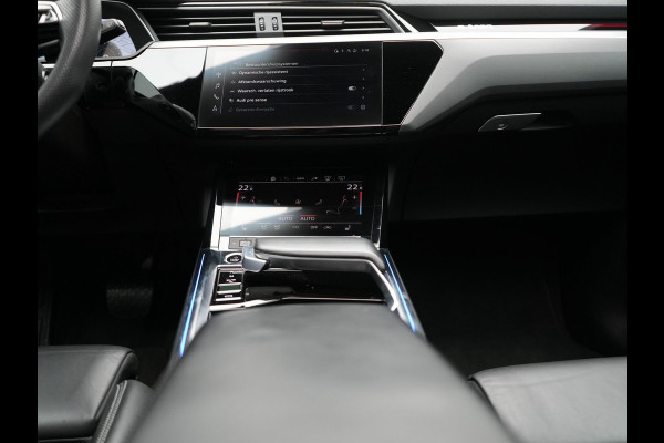 Audi e-tron 50 Quattro 2x S Line 313pk 71 kWh Dealer O.H INCL BTW | Luchtvering | Panodak | Head Up | Adaptive Cruise | Sfeerverlichting | Lederen Sportstoelen Verwarmd | Keyless | Navigatie | 20"L.M | DAB | Virtual |