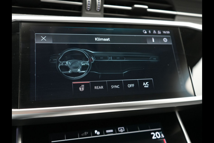 Audi A6 Avant 55 TFSI e Quattro Facelift S Line Competition PHEV 367pk | Trekhaak Af Fabriek | Panodak | Adaptive Cruise | 360 Camera | Matrix LED | Bang & Olufsen Sound | Lederen Comfortstoelen Memory & Massage & Ventilatie | Keyless | Stuur Verwarmd | Plug In Hybrid |