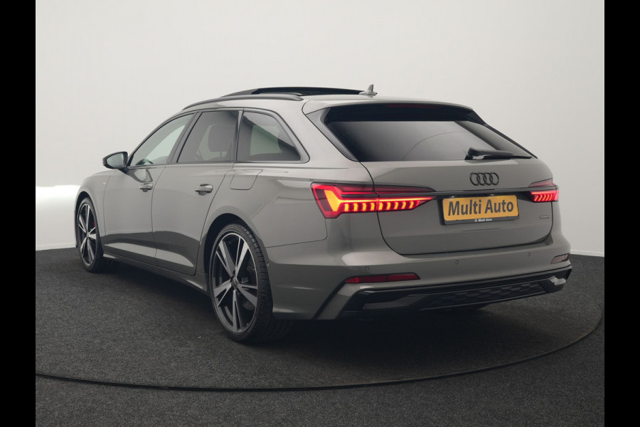 Audi A6 Avant 55 TFSI e Quattro Facelift S Line Competition PHEV 367pk | Trekhaak Af Fabriek | Panodak | Adaptive Cruise | 360 Camera | Matrix LED | Bang & Olufsen Sound | Lederen Comfortstoelen Memory & Massage & Ventilatie | Keyless | Stuur Verwarmd | Plug In Hybrid |