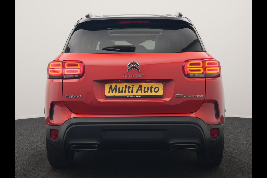 Citroën C5 Aircross 1.6 Shine PHEV 225pk Dealer O.H. | Panodak | Adaptive Cruise | 360 Camera | Lederen Comfortstoelen Massage & Memory | Keyless | Blis | Stoelverwarming | 19"L.M | Navigatie | DAB | Plug In Hybrid |