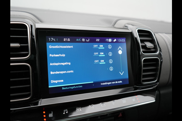 Citroën C5 Aircross 1.6 Shine PHEV 225pk Dealer O.H. | Panodak | Adaptive Cruise | 360 Camera | Lederen Comfortstoelen Massage & Memory | Keyless | Blis | Stoelverwarming | 19"L.M | Navigatie | DAB | Plug In Hybrid |