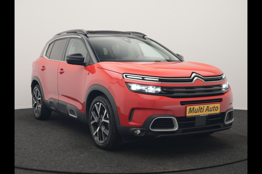 Citroën C5 Aircross 1.6 Shine PHEV 225pk Dealer O.H. | Panodak | Adaptive Cruise | 360 Camera | Lederen Comfortstoelen Massage & Memory | Keyless | Blis | Stoelverwarming | 19"L.M | Navigatie | DAB | Plug In Hybrid |
