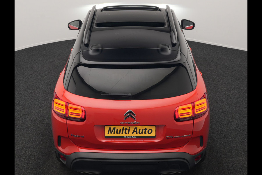 Citroën C5 Aircross 1.6 Shine PHEV 225pk Dealer O.H. | Panodak | Adaptive Cruise | 360 Camera | Lederen Comfortstoelen Massage & Memory | Keyless | Blis | Stoelverwarming | 19"L.M | Navigatie | DAB | Plug In Hybrid |