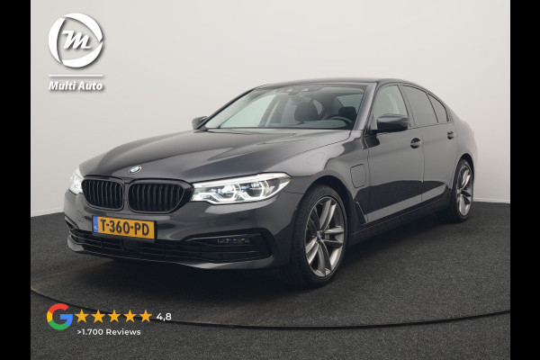 BMW 5 Serie 530e iPerformance Sportline PHEV 252pk | Adaptive Cruise | Camera | Sportstoelen Verwarmd | 19"L.M | Adaptive LED | Sfeerverlichting | Apple Carplay |
