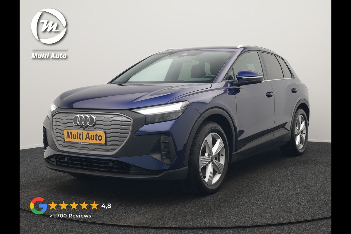 Audi Q4 e-tron 40 Advanced edition 82 kWh 204pk Dealer O.H. | S-Line Interieur | Trekhaak Af Fabriek | Adaptive Cruise | Camera | Blis | Sportstoelen Verwarmd | Apple Carplay | Navigatie | DAB |