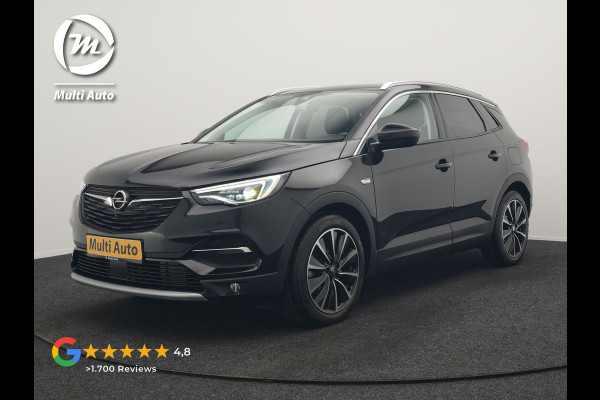Opel Grandland X 1.6 Turbo 4x4 Ultimate PHEV 300pk Dealer O.H. | 360 Camera | Cruise Control | Lederen Sportstoelen Memory & Ventilatie | Stoelverwarming | Keyless | Blis | Led Koplampen | Apple Carplay | Park Assist | Navigatie | DAB | Plug In Hybrid |