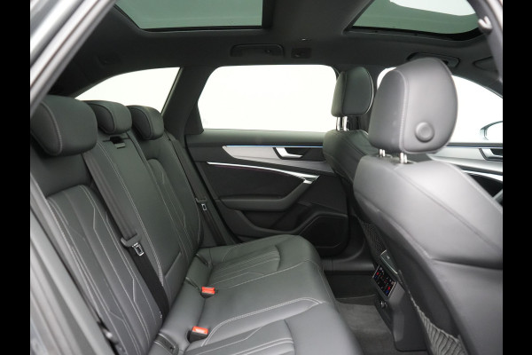 Audi A6 Avant 50 TFSI e quattro S-Line PHEV 300pk Dealer O.H | Panodak | Head Up | Adaptive Cruise | Lederen Sportstoelen Memory & Verwarmd | S Sportstuur Verwarmd | Apple Carplay | Blis | Sfeerverlichting | Keyless | Navigatie | Virtual | DAB | 19" L. | Plug In Hybrid |