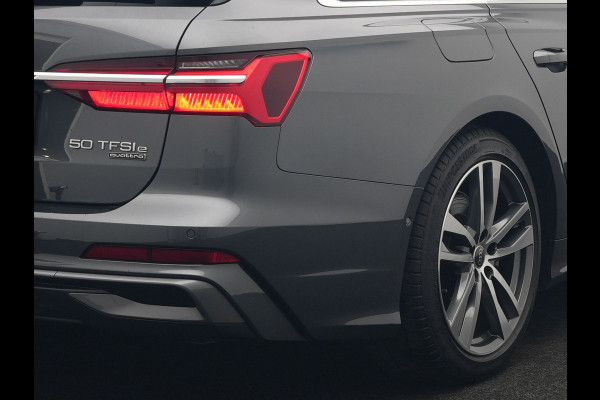 Audi A6 Avant 50 TFSI e quattro S-Line PHEV 300pk Dealer O.H | Panodak | Head Up | Adaptive Cruise | Lederen Sportstoelen Memory & Verwarmd | S Sportstuur Verwarmd | Apple Carplay | Blis | Sfeerverlichting | Keyless | Navigatie | Virtual | DAB | 19" L. | Plug In Hybrid |