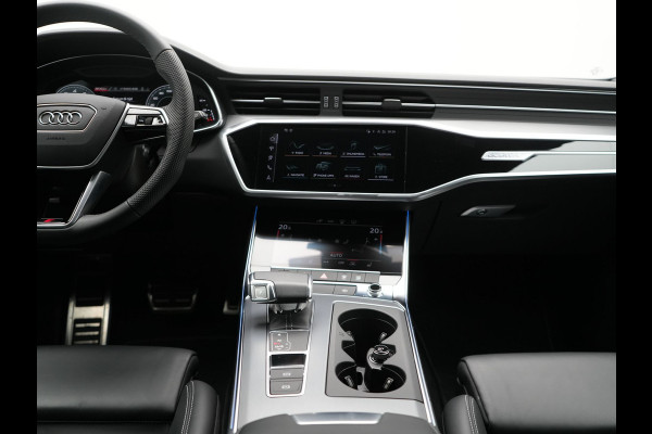 Audi A6 Avant 50 TFSI e quattro S-Line PHEV 300pk Dealer O.H | Panodak | Head Up | Adaptive Cruise | Lederen Sportstoelen Memory & Verwarmd | S Sportstuur Verwarmd | Apple Carplay | Blis | Sfeerverlichting | Keyless | Navigatie | Virtual | DAB | 19" L. | Plug In Hybrid |
