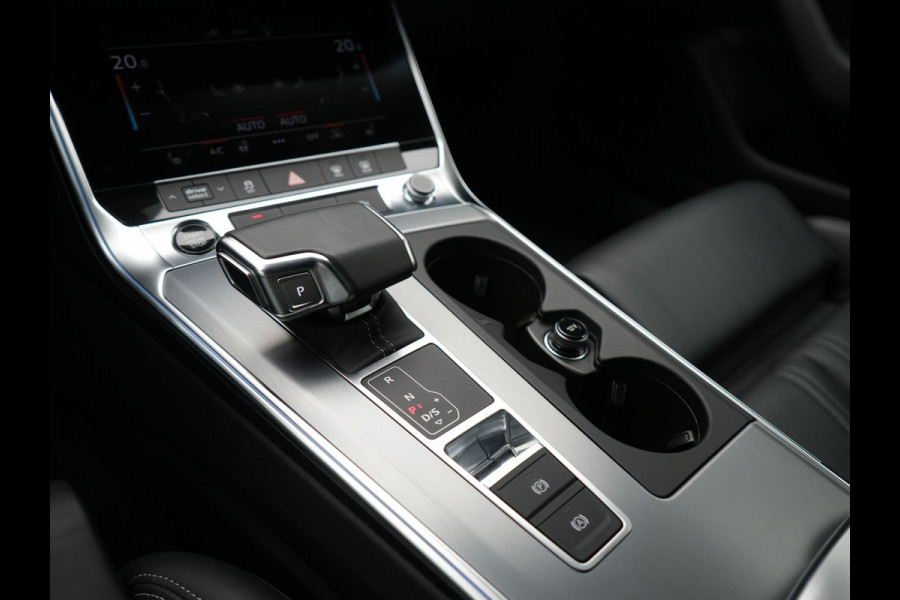 Audi A6 Avant 50 TFSI e quattro S-Line PHEV 300pk Dealer O.H | Panodak | Head Up | Adaptive Cruise | Lederen Sportstoelen Memory & Verwarmd | S Sportstuur Verwarmd | Apple Carplay | Blis | Sfeerverlichting | Keyless | Navigatie | Virtual | DAB | 19" L. | Plug In Hybrid |