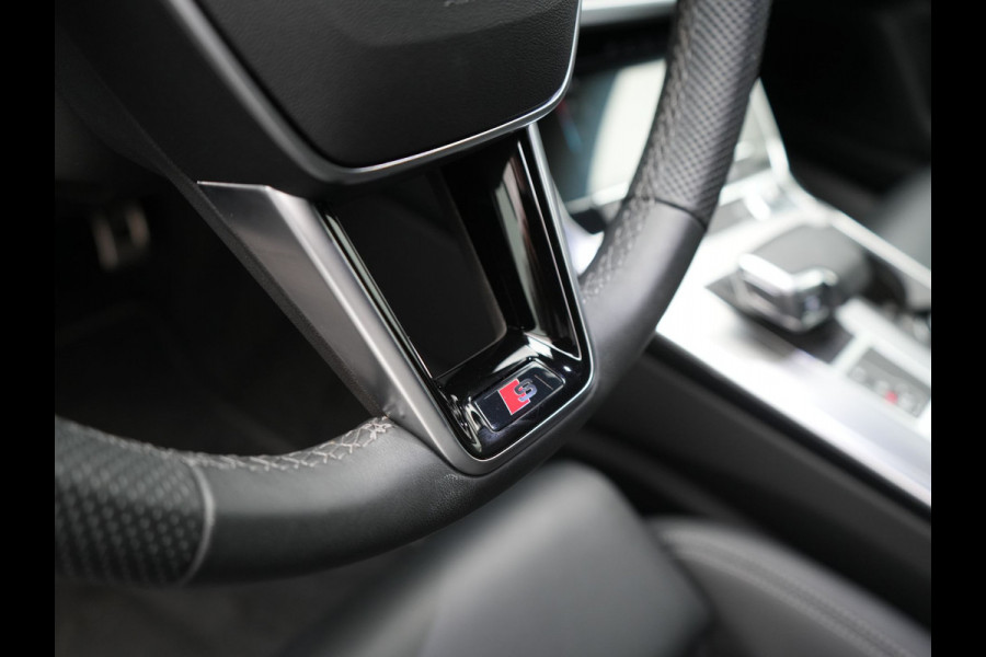 Audi A6 Avant 50 TFSI e quattro S-Line PHEV 300pk Dealer O.H | Panodak | Head Up | Adaptive Cruise | Lederen Sportstoelen Memory & Verwarmd | S Sportstuur Verwarmd | Apple Carplay | Blis | Sfeerverlichting | Keyless | Navigatie | Virtual | DAB | 19" L. | Plug In Hybrid |