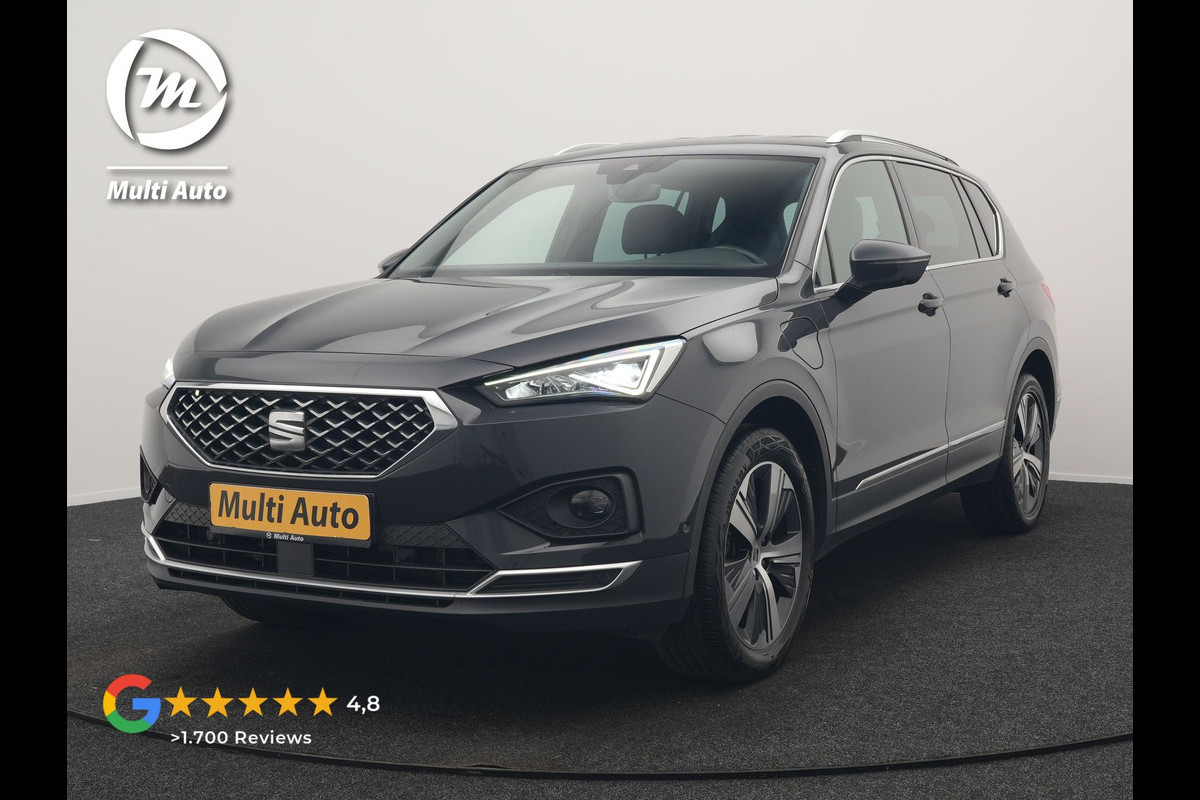 Seat Tarraco 1.4 TSI e-Hybrid Xcellence PHEV 245pk Dealer O.H. | Trekhaak Af Fabriek | Adaptive Cruise | Camera | Alcantara Sportstoelen Verwarmd | Apple Carplay | Keyless | Blis | Stuur Verwarmd | Navigatie | DAB | Plug In Hybrid |