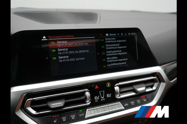 BMW 4 Serie Gran Coupé 430i M Sport 245pk Dealer O.H Sanremo Green | Panodak | Lederen Competition Stoelen Memory & Verwarmd | Adaptive Onderstel | 360 Camera | Harman & Kardon | 19" L.M | Carbon | Apple Carplay | Navigatie | Blis | Virtual | DAB |