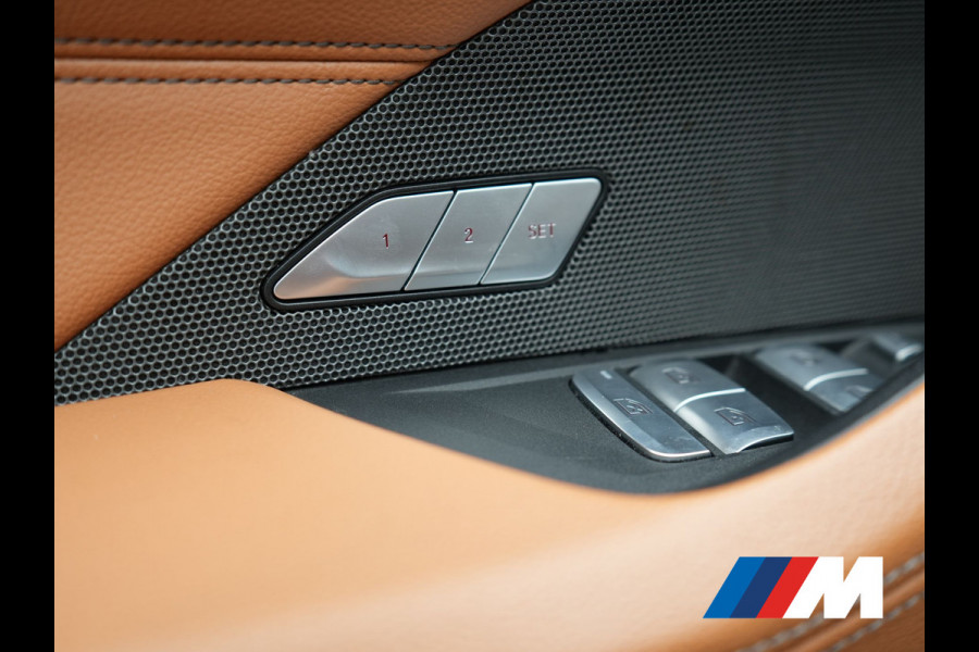 BMW 4 Serie Gran Coupé 430i M Sport 245pk Dealer O.H Sanremo Green | Panodak | Lederen Competition Stoelen Memory & Verwarmd | Adaptive Onderstel | 360 Camera | Harman & Kardon | 19" L.M | Carbon | Apple Carplay | Navigatie | Blis | Virtual | DAB |