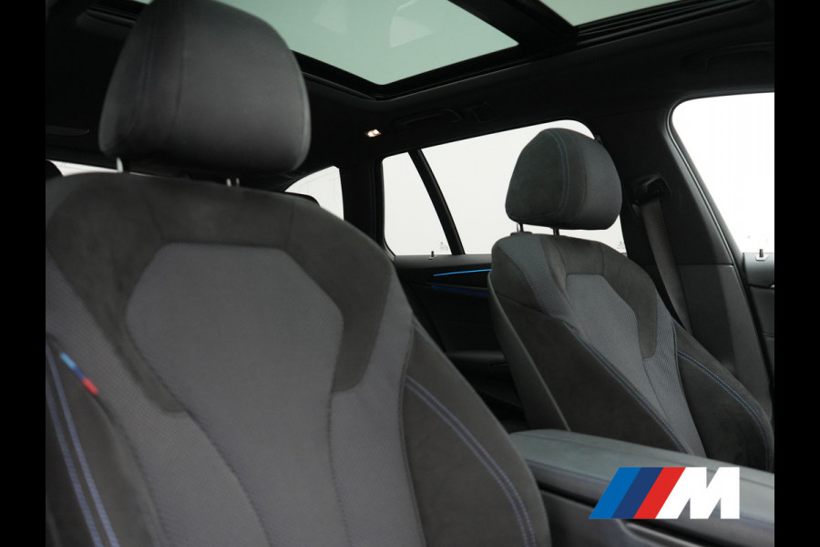 BMW 5 Serie Touring 530e xDrive M Sport PHEV 293pk Dealer O.H. | Panodak | Head Up | Laser LED | 360 Camera | Harman & Kardon | Sfeerverlichting | Alcantara Sportstoelen Verwarmd | Keyless | Blis | Virtual | Navigatie | DAB | Plug In Hybrid
