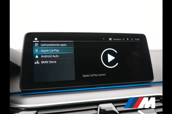 BMW 5 Serie Touring 530e xDrive M Sport PHEV 293pk Dealer O.H. | Panodak | Head Up | Laser LED | 360 Camera | Harman & Kardon | Sfeerverlichting | Alcantara Sportstoelen Verwarmd | Keyless | Blis | Virtual | Navigatie | DAB | Plug In Hybrid