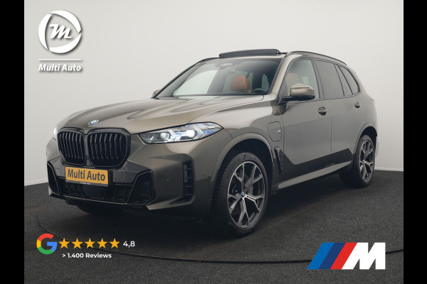 BMW X5 xDrive50e M Sport PHEV 490pk | SOH 96,3 Dealer O.H. | Panodak | Luchtvering | Laser LED | Adaptive Cruise | Harman & Kardon | Comfortstoelen Memory & Stoelventilatie | Head Up | 360 Camera | Apple Carplay | Plug In Hybrid