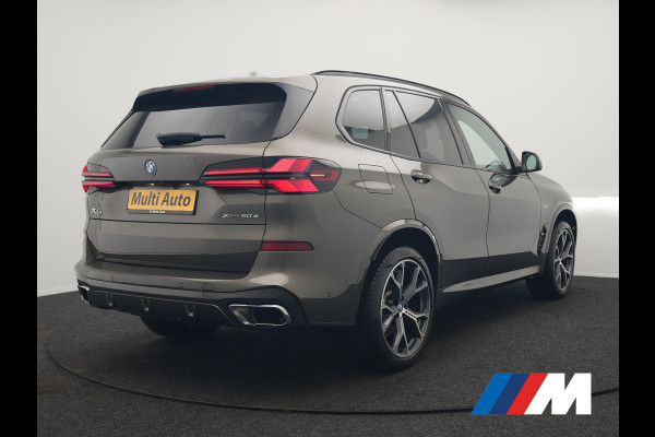 BMW X5 xDrive50e M Sport PHEV 490pk | SOH 96,3 Dealer O.H. | Panodak | Luchtvering | Laser LED | Adaptive Cruise | Harman & Kardon | Comfortstoelen Memory & Stoelventilatie | Head Up | 360 Camera | Apple Carplay | Plug In Hybrid