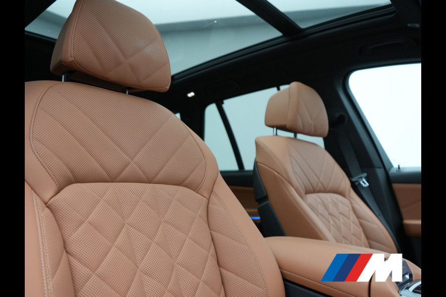BMW X5 xDrive50e M Sport PHEV 490pk | SOH 96,3 Dealer O.H. | Panodak | Luchtvering | Laser LED | Adaptive Cruise | Harman & Kardon | Comfortstoelen Memory & Stoelventilatie | Head Up | 360 Camera | Apple Carplay | Plug In Hybrid