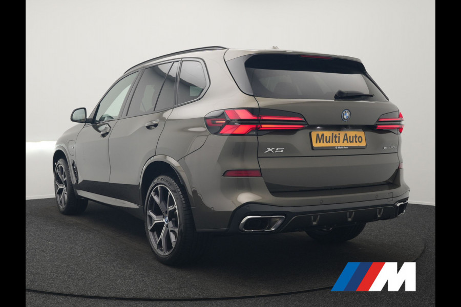 BMW X5 xDrive50e M Sport PHEV 490pk | SOH 96,3 Dealer O.H. | Panodak | Luchtvering | Laser LED | Adaptive Cruise | Harman & Kardon | Comfortstoelen Memory & Stoelventilatie | Head Up | 360 Camera | Apple Carplay | Plug In Hybrid