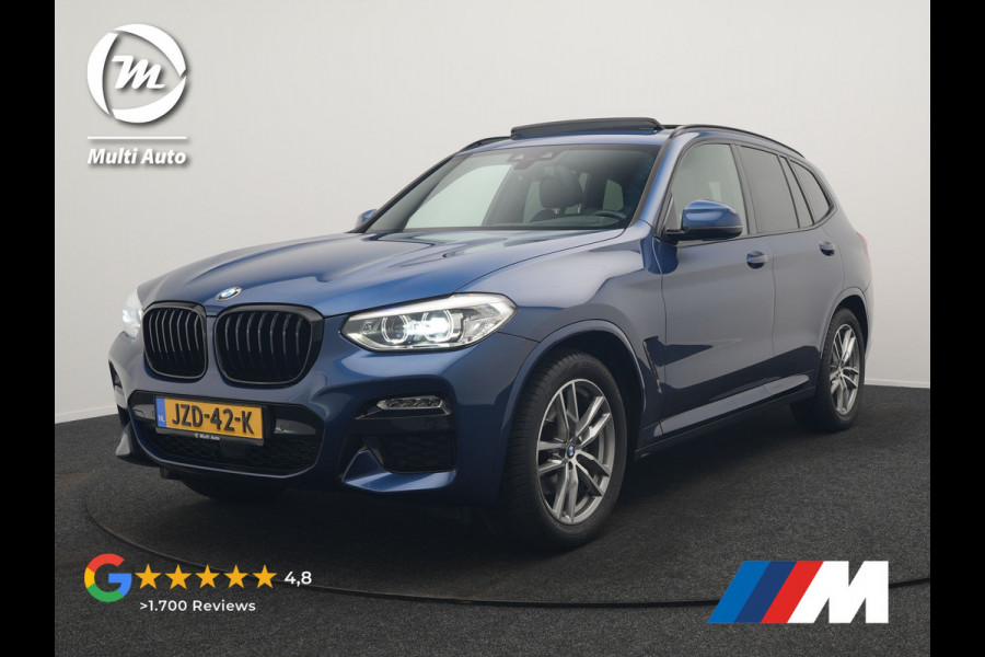 BMW X3 xDrive20i M Sport Shadow 184pk Dealer O.H | Trekhaak af Fabriek | Panodak | Adaptive Cruise | Sportstoelen Memory & Verwarmd | Harman Kardon |  Head Up | 19"L.M | BLIS |