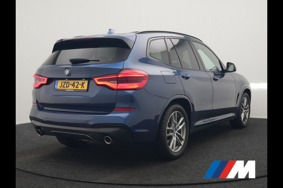 BMW X3 xDrive20i M Sport Shadow 184pk Dealer O.H | Trekhaak af Fabriek | Panodak | Adaptive Cruise | Sportstoelen Memory & Verwarmd | Harman Kardon |  Head Up | 19"L.M | BLIS |