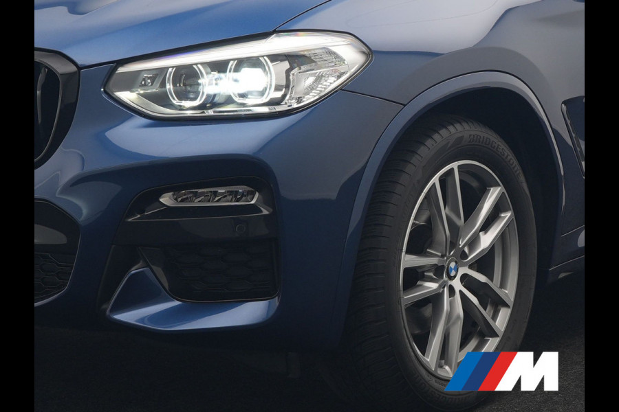BMW X3 xDrive20i M Sport Shadow 184pk Dealer O.H | Trekhaak af Fabriek | Panodak | Adaptive Cruise | Sportstoelen Memory & Verwarmd | Harman Kardon |  Head Up | 19"L.M | BLIS |