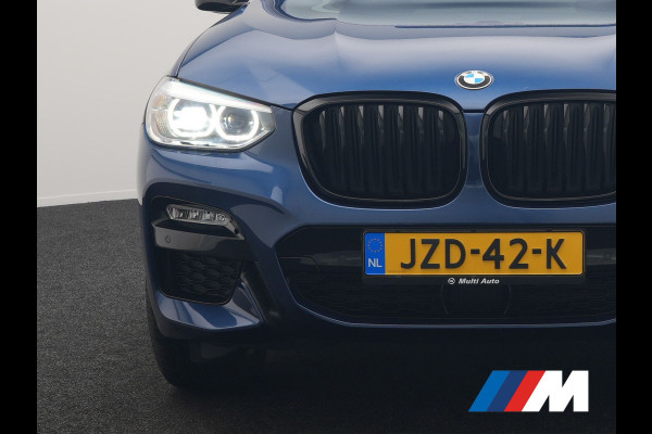 BMW X3 xDrive20i M Sport Shadow 184pk Dealer O.H | Trekhaak af Fabriek | Panodak | Adaptive Cruise | Sportstoelen Memory & Verwarmd | Harman Kardon |  Head Up | 19"L.M | BLIS |