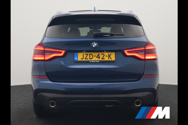 BMW X3 xDrive20i M Sport Shadow 184pk Dealer O.H | Trekhaak af Fabriek | Panodak | Adaptive Cruise | Sportstoelen Memory & Verwarmd | Harman Kardon |  Head Up | 19"L.M | BLIS |