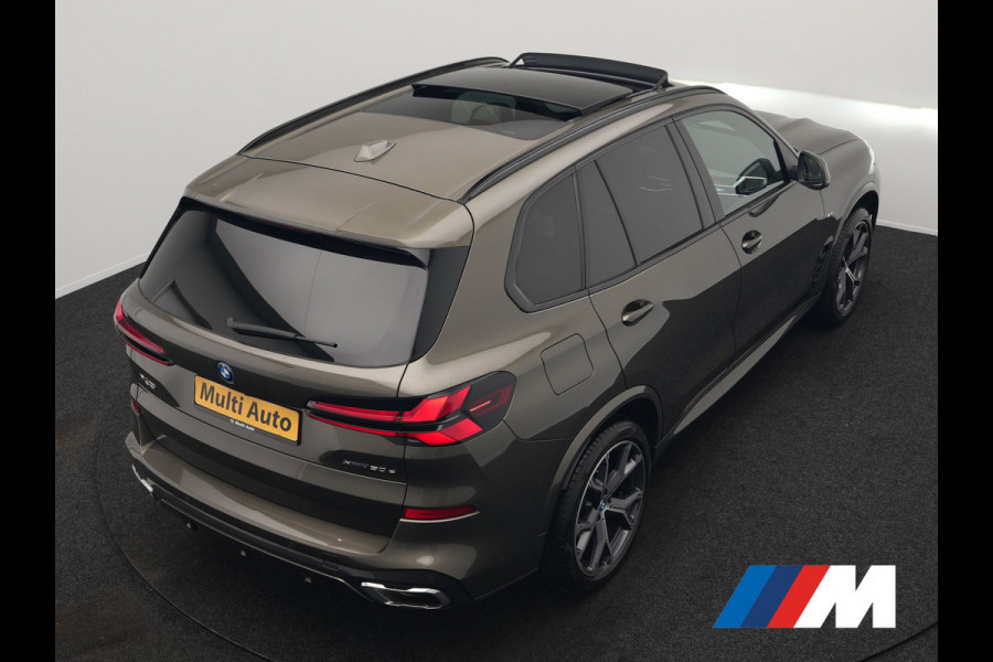 BMW X5 xDrive50e M Sport PHEV 490pk | SOH 96,3 Dealer O.H. | Panodak | Luchtvering | Laser LED | Adaptive Cruise | Harman & Kardon | Comfortstoelen Memory & Stoelventilatie | Head Up | 360 Camera | Apple Carplay | Plug In Hybrid