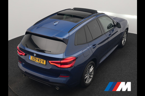 BMW X3 xDrive20i M Sport Shadow 184pk Dealer O.H | Trekhaak af Fabriek | Panodak | Adaptive Cruise | Sportstoelen Memory & Verwarmd | Harman Kardon |  Head Up | 19"L.M | BLIS |