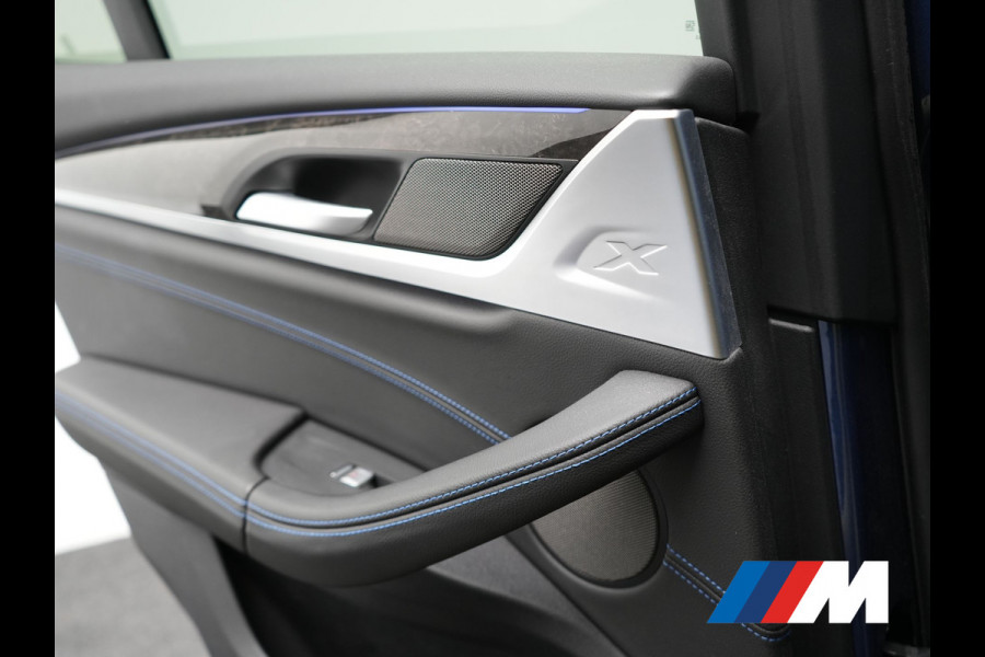 BMW X3 xDrive20i M Sport Shadow 184pk Dealer O.H | Trekhaak af Fabriek | Panodak | Adaptive Cruise | Sportstoelen Memory & Verwarmd | Harman Kardon |  Head Up | 19"L.M | BLIS |