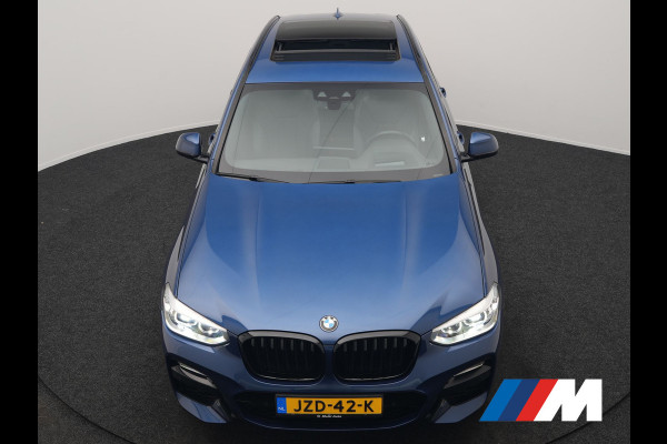 BMW X3 xDrive20i M Sport Shadow 184pk Dealer O.H | Trekhaak af Fabriek | Panodak | Adaptive Cruise | Sportstoelen Memory & Verwarmd | Harman Kardon |  Head Up | 19"L.M | BLIS |