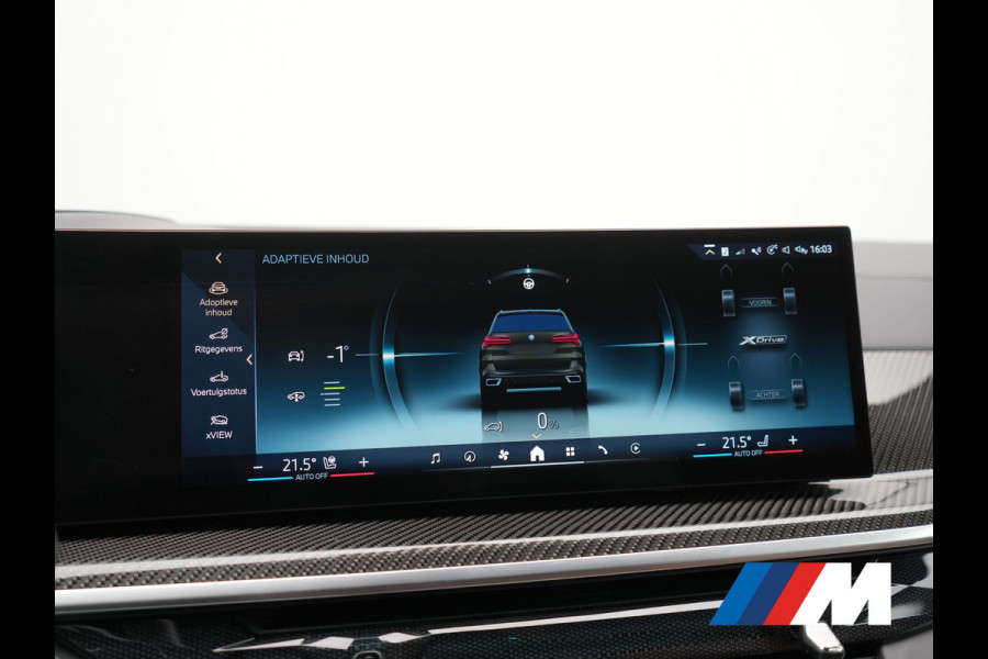 BMW X5 xDrive50e M Sport PHEV 490pk | SOH 96,3 Dealer O.H. | Panodak | Luchtvering | Laser LED | Adaptive Cruise | Harman & Kardon | Comfortstoelen Memory & Stoelventilatie | Head Up | 360 Camera | Apple Carplay | Plug In Hybrid