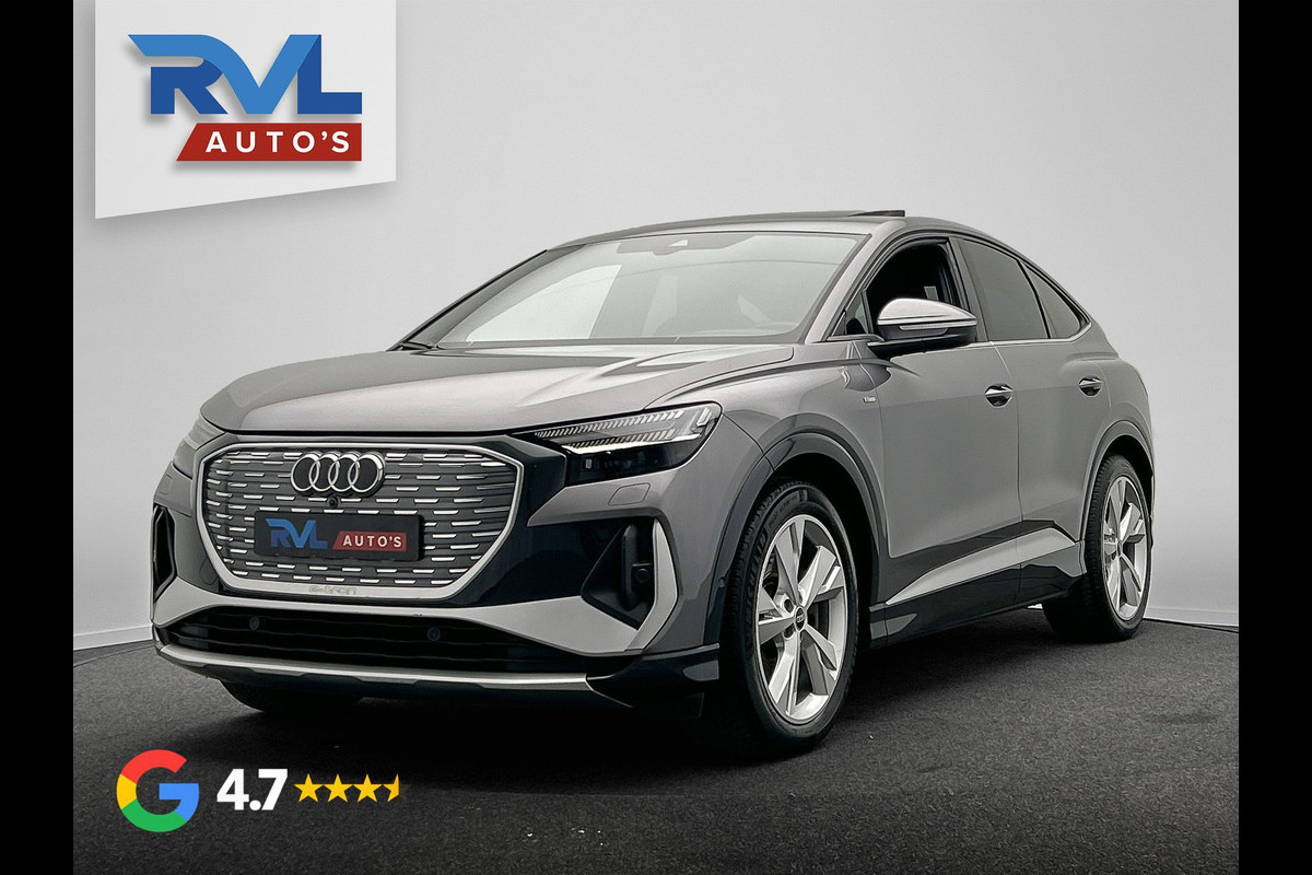 Audi Q4 Sportback e-tron 40 S edition 77 kWh 2x S-Line | SOH 94,29% | Adaptieve Cruise | Panoramadak | Carplay