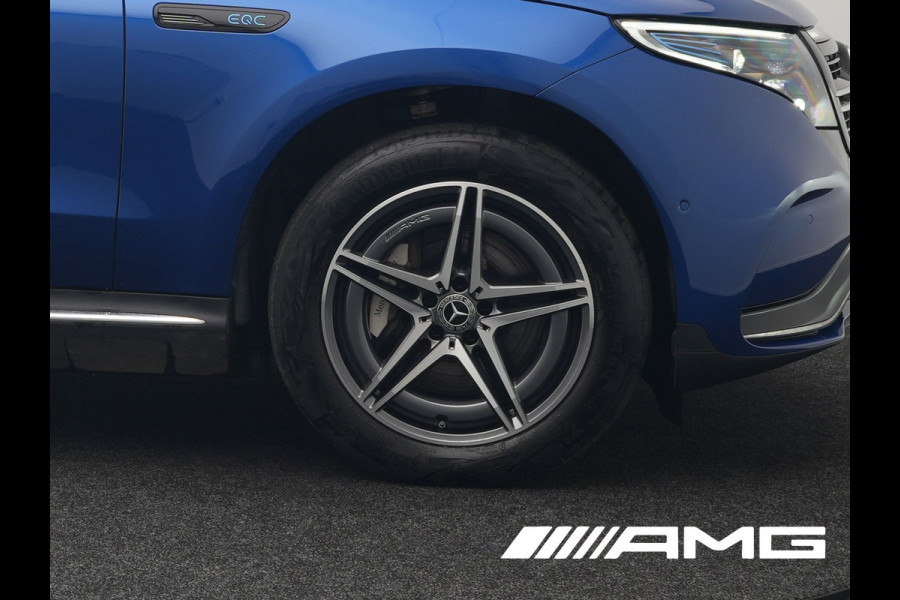 Mercedes-Benz EQC 400 4MATIC AMG Line 408pk 85 kWh INCL BTW | Trekhaak af Fabriek | Adaptive Cruise | 360 Camera | Multibeam LED | Standkachel | Sfeerverlichting | 19"L.M | Widescreen | Keyless | BLIS |