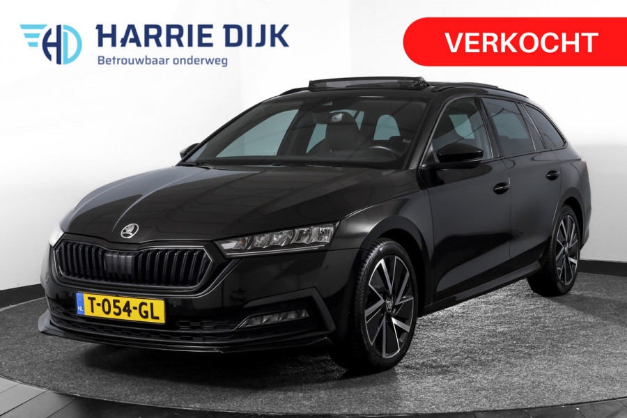 Škoda Octavia Combi 1.5 e-TSI 150 PK Sport Business - Automaat | S/K-Panodak | Elek. Klep | Adapt. Cruise | Head-Up | Stoelverw. | PDC | Camera | NAV + App. Connect | ECC | Elek. Klep | LM 18" |