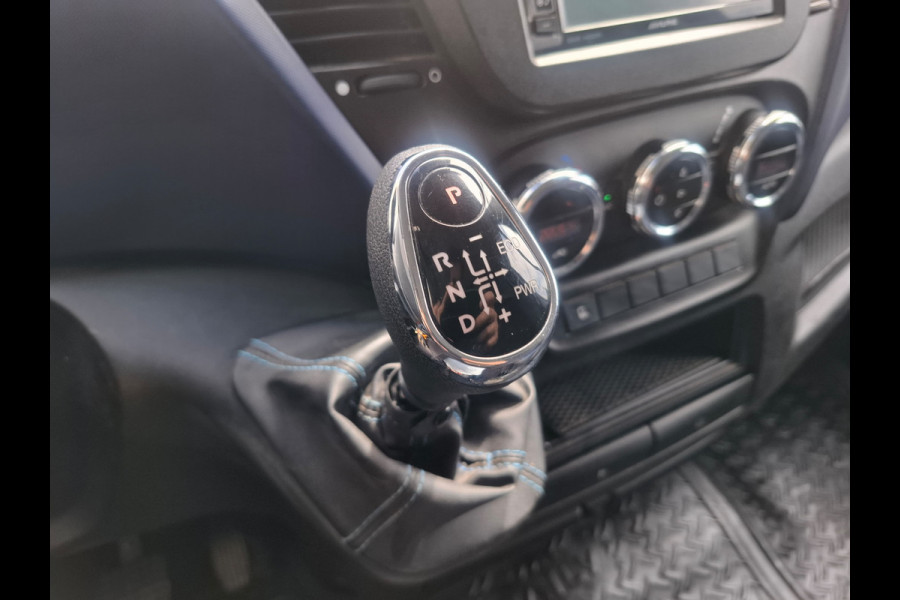Iveco Daily 3.0I CNG Automaat 3-Pers. HIAB Laadkraan EURO 6 Navi Ecc Trekhaak Camera Blue power Alpine 2-Din Infotainment Sys. Bluetooth Opbergkasten Betonplex Vloer Compressed Natural Gas (CNG) EURO-6 375 35S14N Voertuig 1e Eigenaar Euro 6