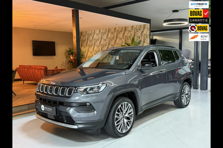 Jeep Compass 4xe 190 Plug-in Hybrid Electric Limited Garantie Carplay 360 Camera Blindspot ACC Navi Clima Led Dab PDC Rijklaar