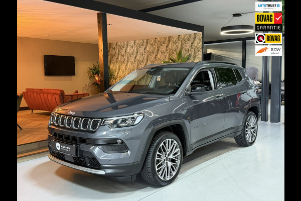 Jeep Compass 4xe 190 Plug-in Hybrid Electric Limited Garantie Carplay 360 Camera Blindspot ACC Navi Clima Led Dab PDC Rijklaar