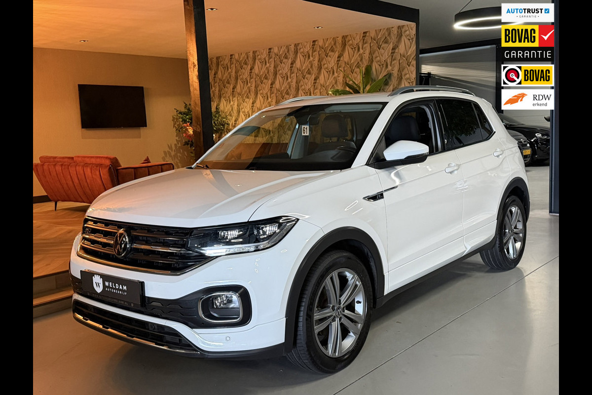 Volkswagen T-Cross 1.0 TSI R-Line Garantie Carplay Blindspot Camera ACC Virtueel Dash Navi Clima Keyless Led Dab Rijklaar
