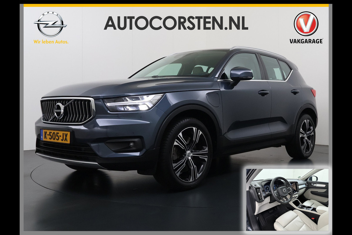 Volvo XC40 T5 262PK Autom. Plugin-Hybrid Leder Trekhaak Harman&Kardon® Navi Ecc Camera Apple Carplay Android Auto Pdc Recharge Business Pro Elek.Achterklep Lmv Led Isofix DAB Lane Keeping Cross Traffic Alert BLIS Road Sign Info 1.800KG Trekvermogen 1e Eigenaar