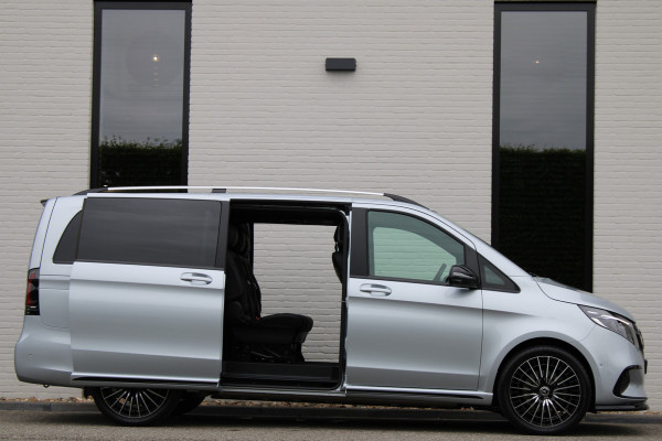 Mercedes-Benz Eqv 300 L2 / AMG / Luchtvering / Dubbele Cabine / Black Edition / 360 Camera / Vol Opties / NIEUWSTAAT